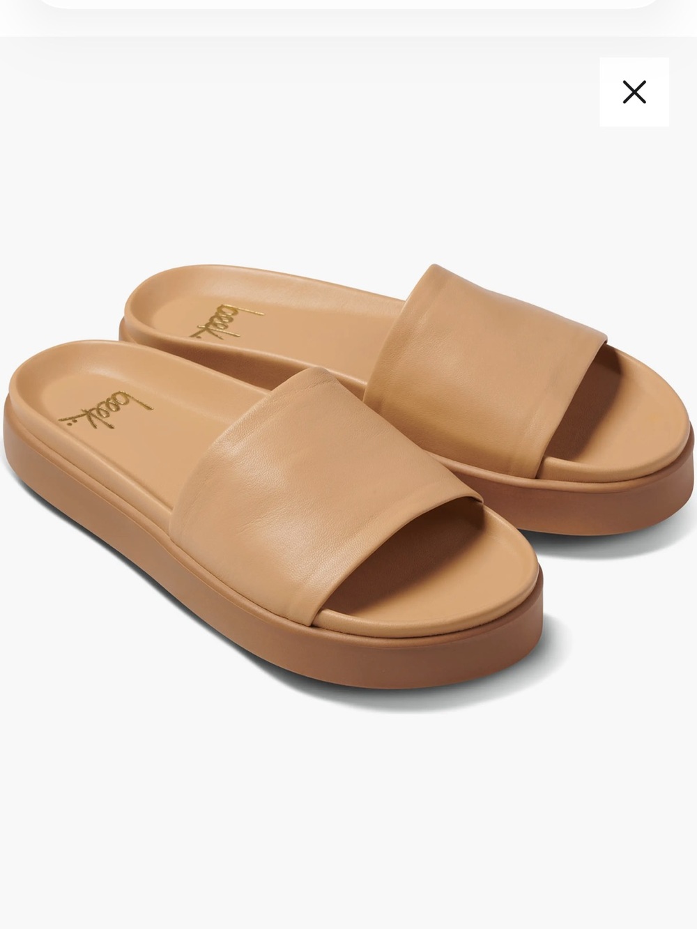 Beek Chick Platform Slide Sandal